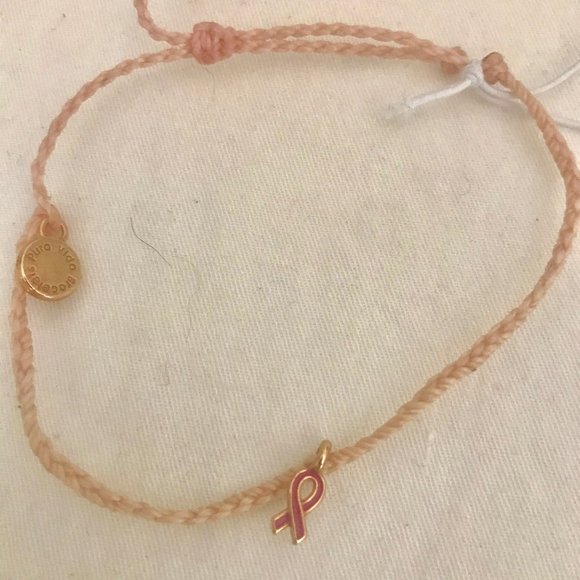 Pura vida breast cancer bracelet Clearance